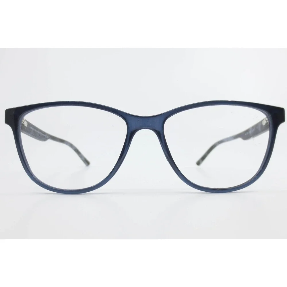 Armani Exchange AX3047 8237 Blue Grey Marbled Cat Eye Eyeglasses Frames